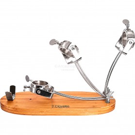 JAMONERO MADERA PLEGABLE GIRATORIO REF. 01733 3CLAVELES