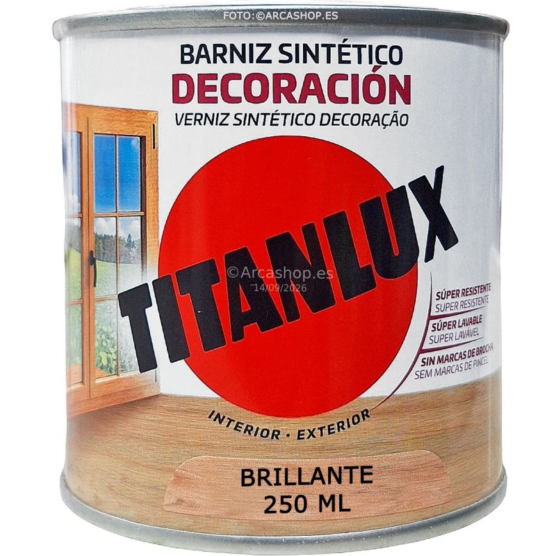 BARNIZ TITANLUX BRILLANTE 250 ML.