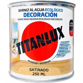 BARNIZ TINTE TITANLUX ECO SATINADO 250 ML.