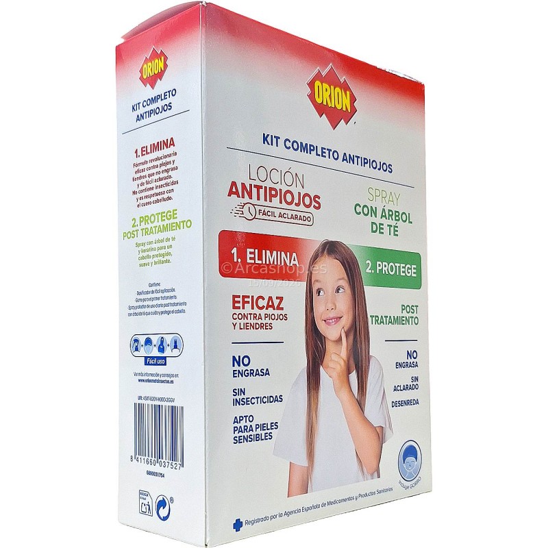 LOCION ANTIPIOJOS ORION 100+SPRAY ARBOL TE 200 ML.