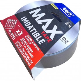 CINTA AMERICANA MAX TAPE 48 MM. GRIS 25 MTS.