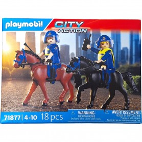 PLAYMOBIL POLICIA CABALLO ART. 71877