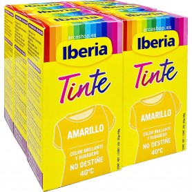 TINTE IBERIA AMARILLO · Paquete de 6 unidades