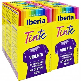 TINTE IBERIA FIBRAS VIOLETA · Paquete de 6 unidades