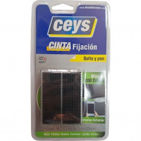 TACKCEYS CRICK NEGRO 4 TIRAS 7 CMS. X 25 MM. CEYS