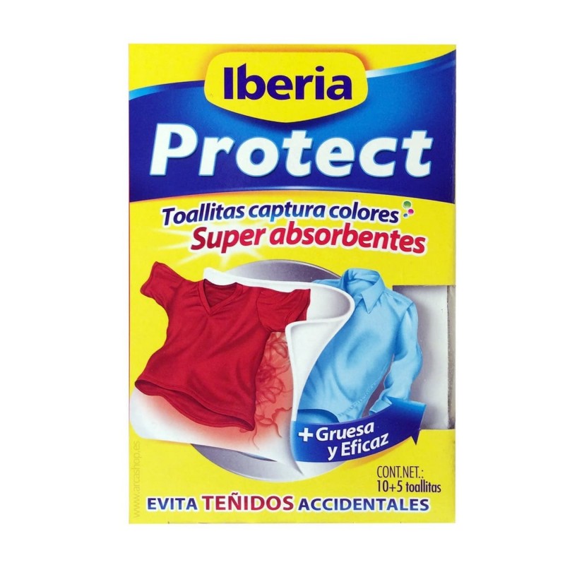 Toallitas captura colores brillantes Iberia Protec