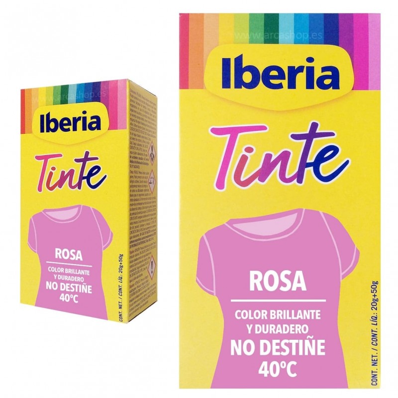 Iberia Tinte Ropa Rosa 40º