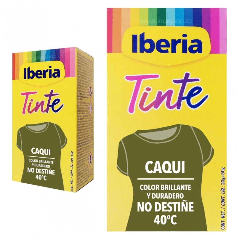 Tinte Iberia para teñir ropa (a mano o máquina) - Ferreteria