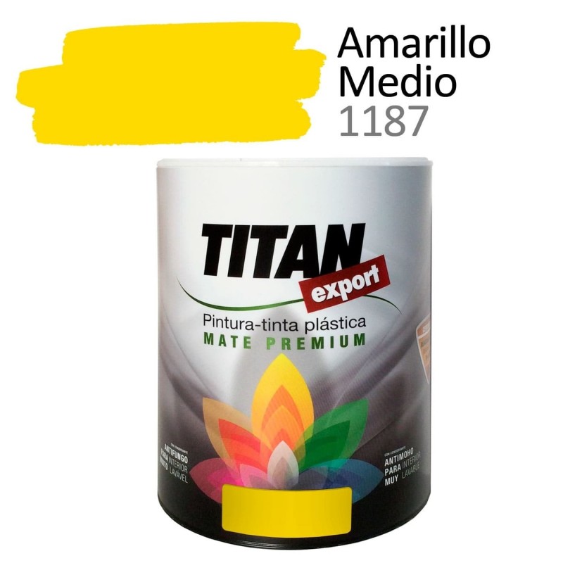 Tintan Export Pintura Plástica Amarillo Medio 750 ml