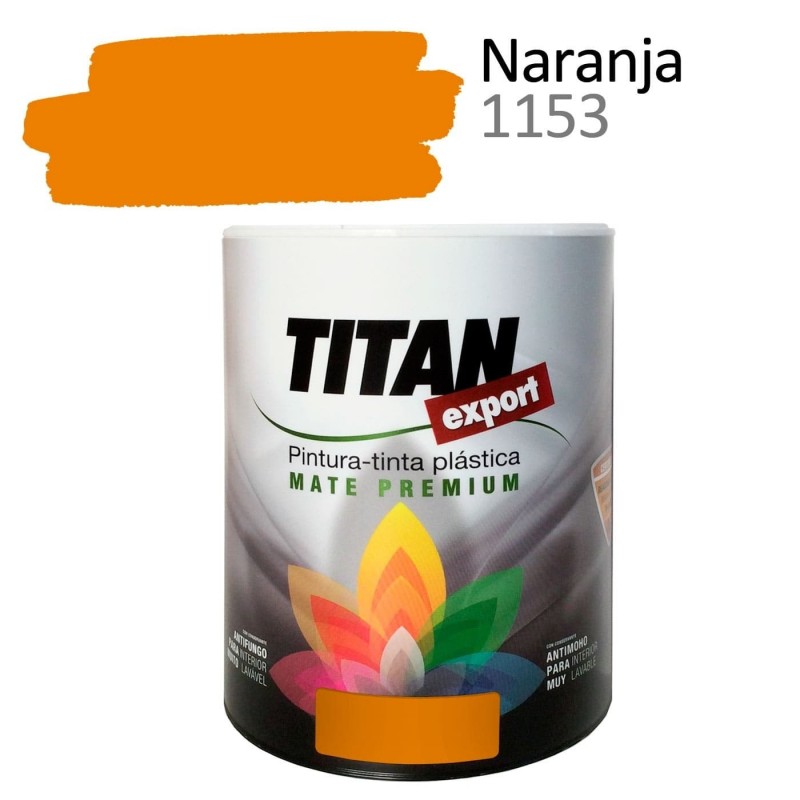 Tintan Export 750 ml color naranja 1153