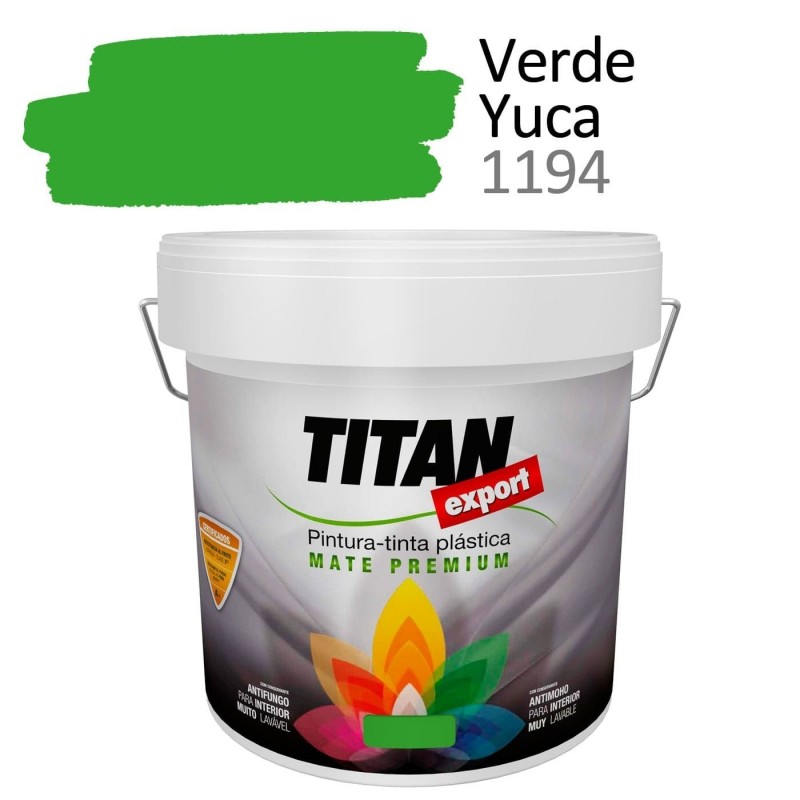Tintan Export 4 litros color verde yuca 1194