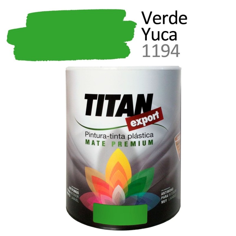 Tintan Export 750 ml color verde yuca 1194