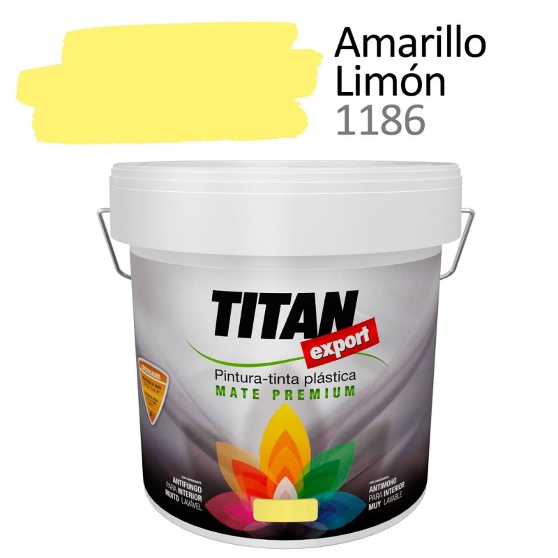 Tintan Export 4 litros color amarillo limon 1186