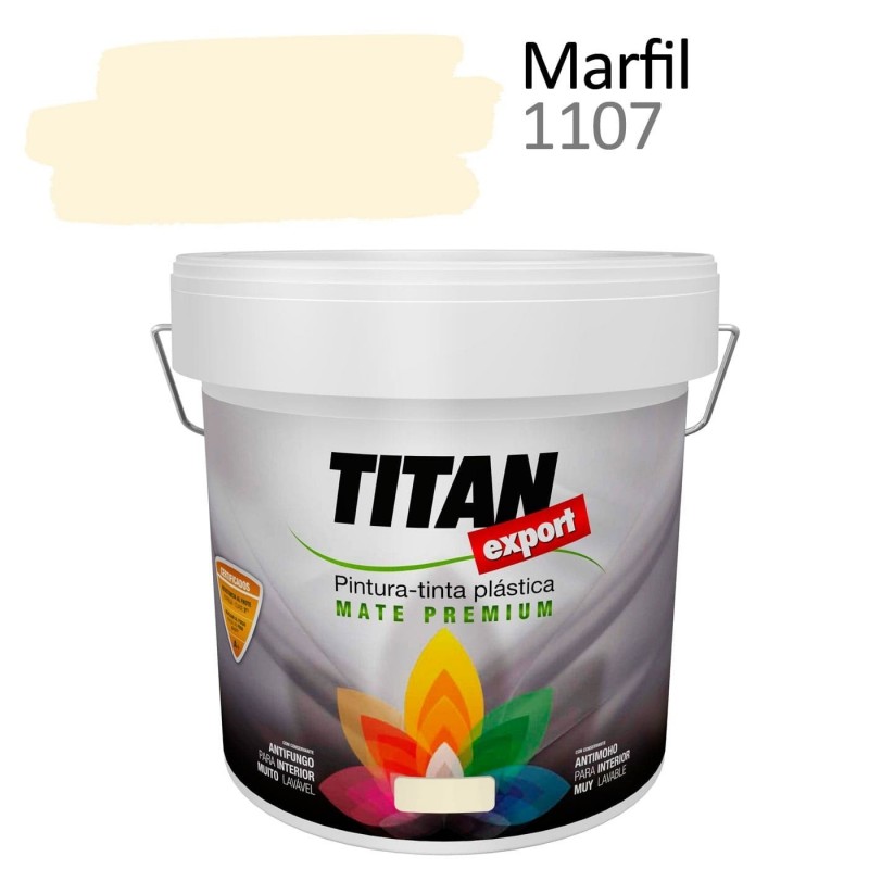 pintura interior mate Tintan Export 4 litros marfil 1107