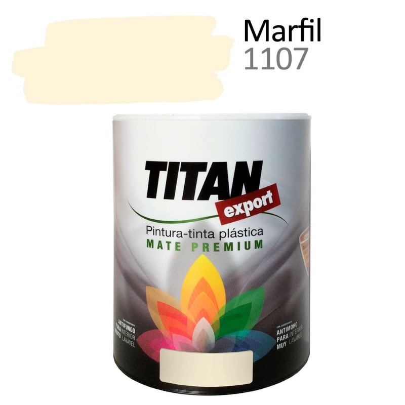 pintura interior mate Tintan Export 750 ml marfil 1107