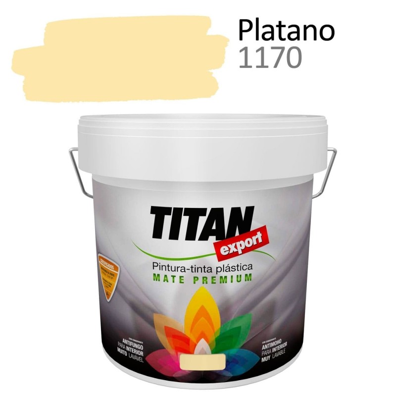 pintura interior mate Tintan Export 4 litros plátano