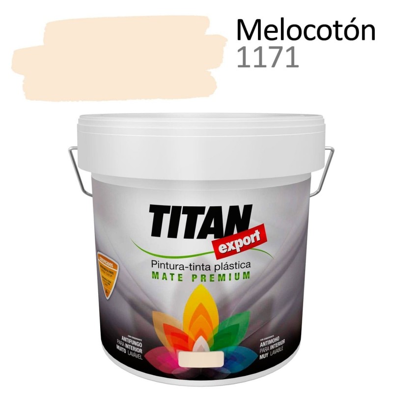 pintura plástica mate Tintan Export 4 litros melocotón 1171
