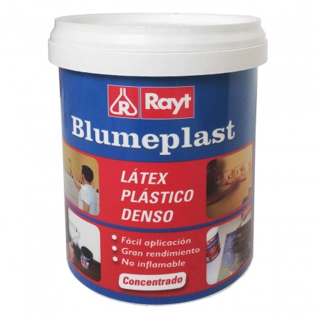 Latex BlumePlast M-20 de Rayt Imprimación de base acuosa. Látex plástico, usado como imprimación, reforzante y sellador.