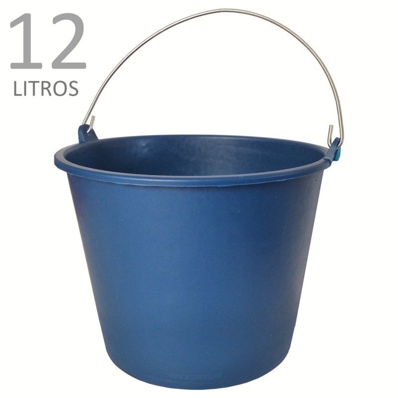 Cubo Goma Azul 12 litros