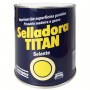 Selladora Titan Imprimación para madera y yeso. Imprimación Selladora Titan Blanca Sintética en 750 ml, 4 litros y 375 ml.
