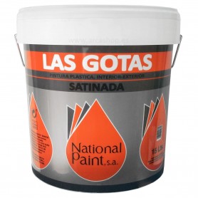 Las Gotas Satinado Pintura Plástica Interior/Exterior