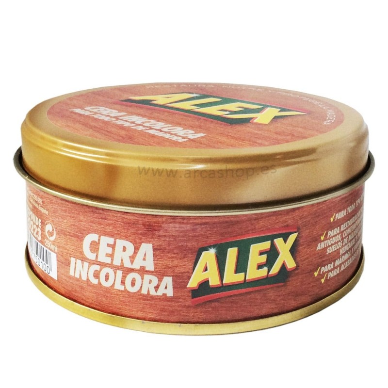 Alex - Cera Madera Clara - Restaura, Nutre y Protege - 250 ml