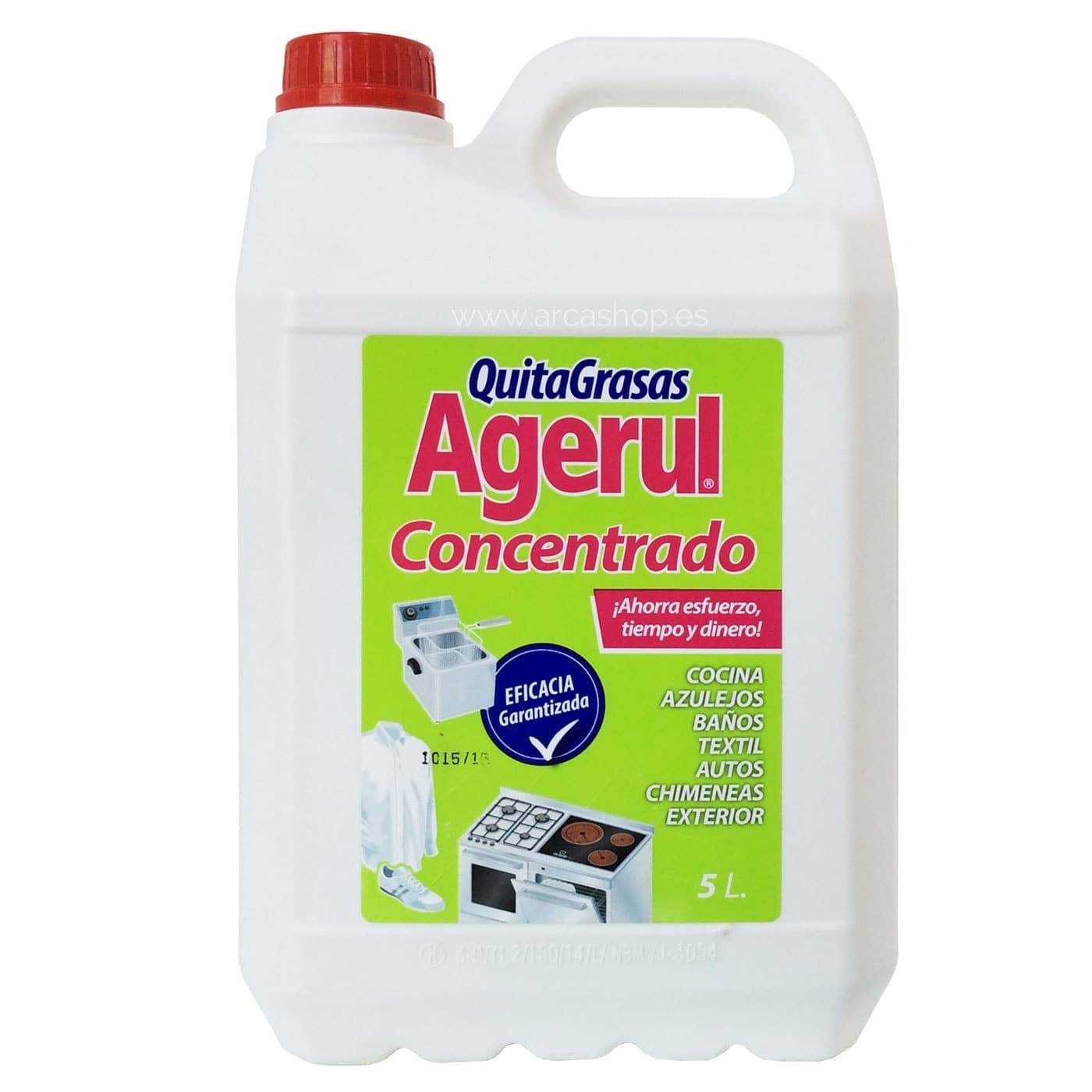 Quitagrasas Agerul Concentrado 5 litros