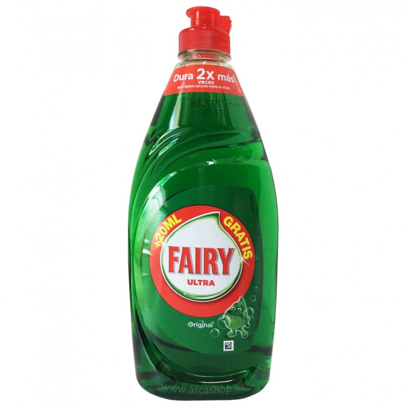 Fairy Ultra Original detergente lavavajillas a mano 480 ml 