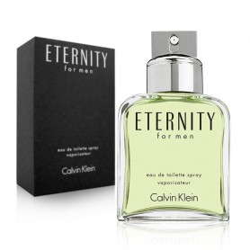 Eternity de Calvin Klein, una fragancia para hombre estimulante y fresca.