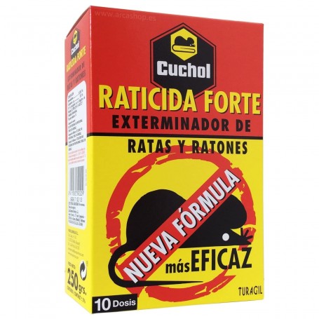 Raticida Forte Cuchol Plus. Ratas y ratones