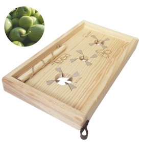 Tabla Artesanal para Rajar Aceitunas de mesa