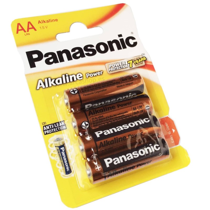 Pilas Alcalinas Panasonic AA 1.5V