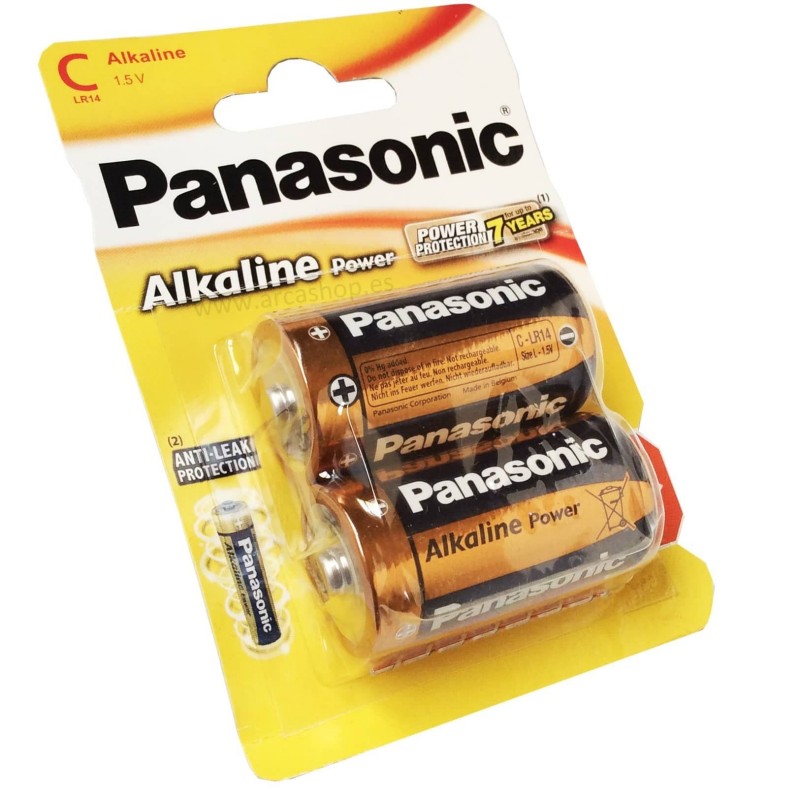 Pilas Alcalinas Panasonic C 1.5V