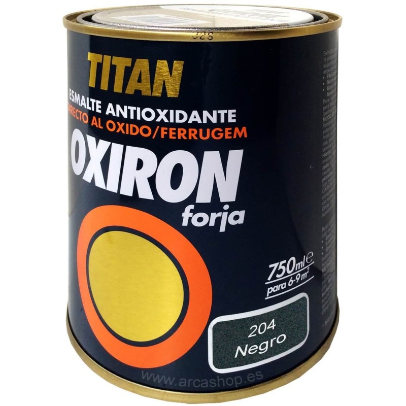 OXIRON FORJA 204 Negro Forja Esmalte Antioxidante TITAN