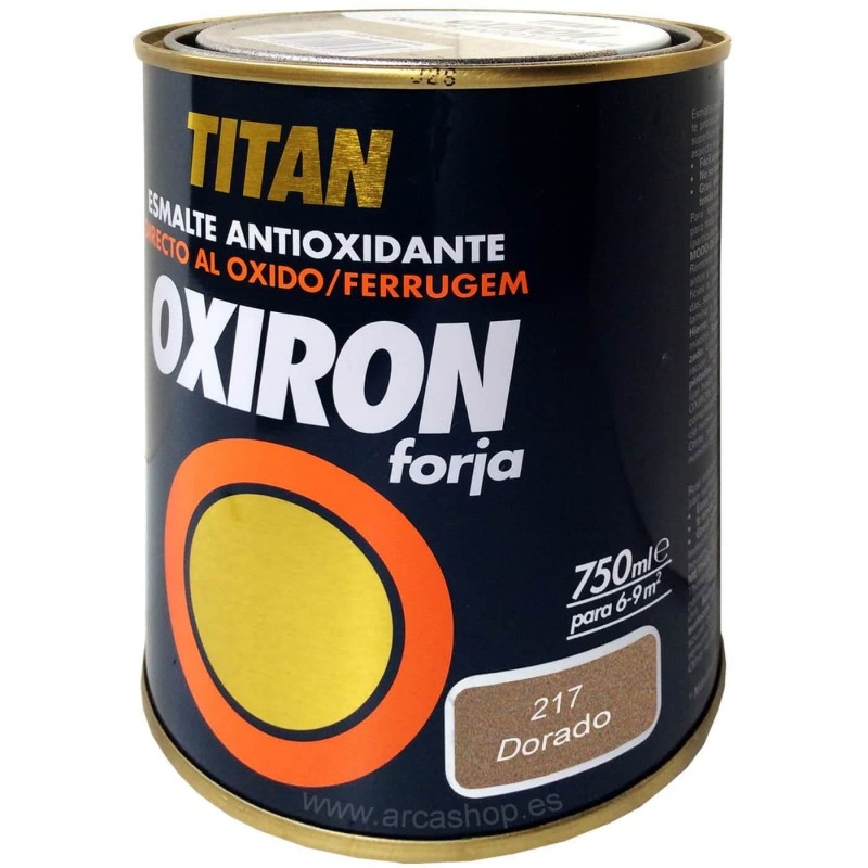 OXIRON FORJA 217 Dorado Esmalte Antioxidante TITAN