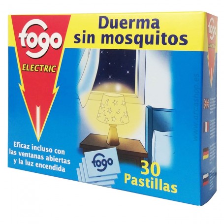 Fogo, pastillas recambio antimosquitos para difusor eléctrico FOGO.