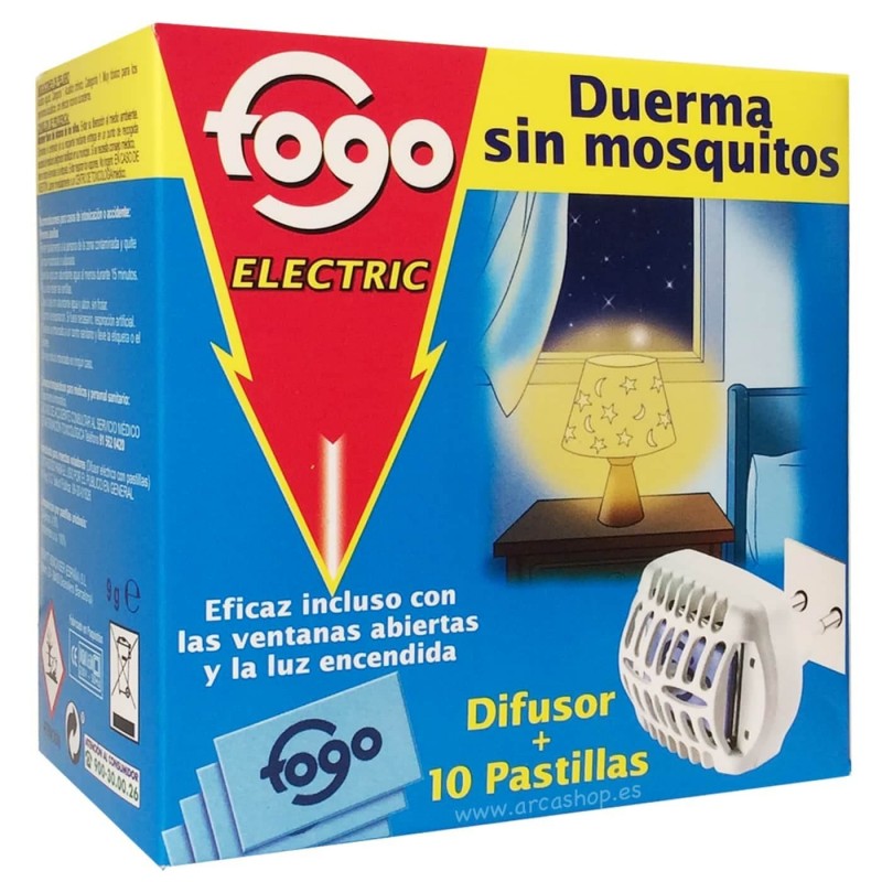 Difusor eléctrico Pastillas Fogo antimosquitos 