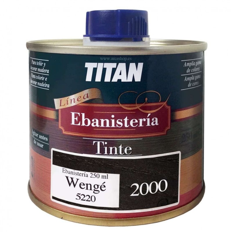Tinte Ebanisteria 2000 Wengué Titan. Al Disolvente.