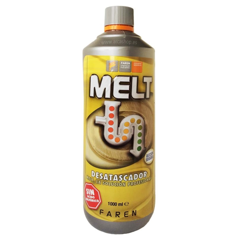 Desatascador Melt sin ácido sulfúrico.