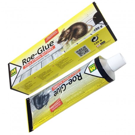 Pegamento para ratones, Roe-Glue Incoloro e inodoro.