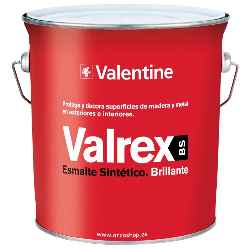 Esmalte 4 litros Sintético Valrex Valentine BS. Esmalte Brillante