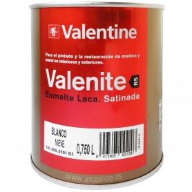 Esmalte Laca Valrex 750 ml Valentine BS Teflon   Blanca Satinada