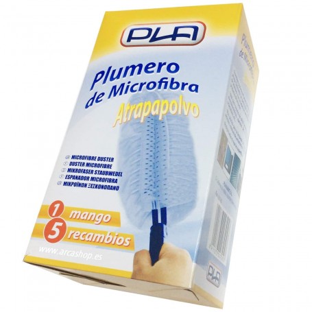 Plumero de microfibra PLA (Atrapa Polvo, pelusas, pelos y suciedad)