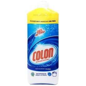 Detergente Líquido Gel Lavadora COLON 25 lavados