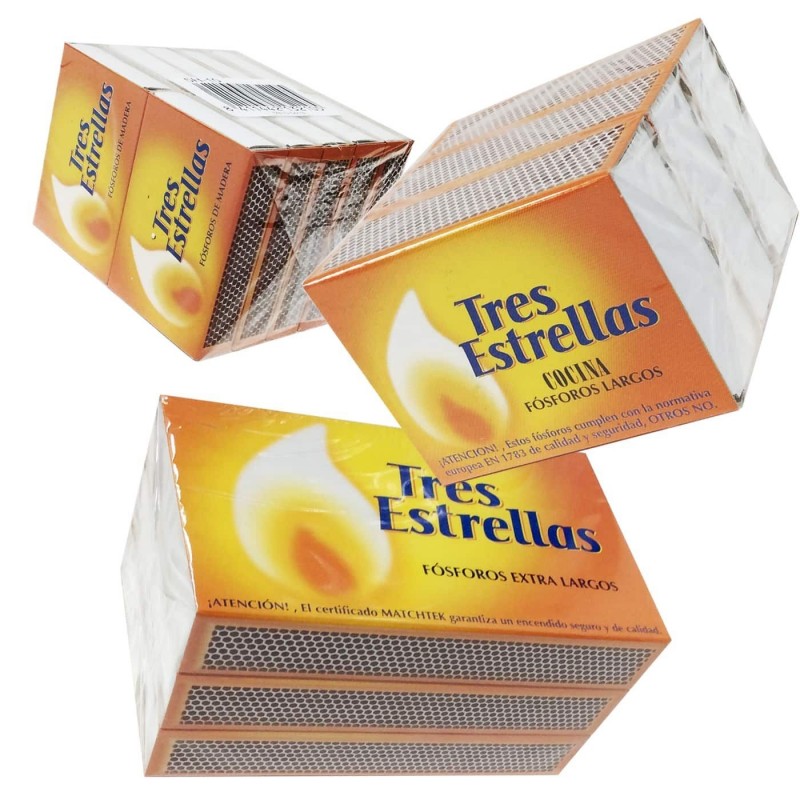 Cerillas Largas Pack 3 cajas