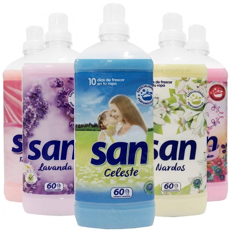 Suavizantes Concentrados SAN de Persan. 60 lavados