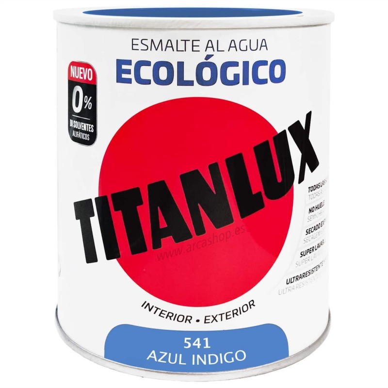 Esmalte Ecológico Titanlux al Agua - Colores 750 ml - Brillante