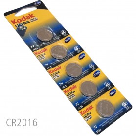 Pilas de Botón Kodak Ultra Litio CR2016 3V