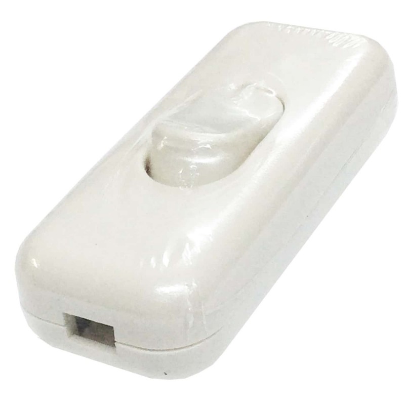 Interruptor color blanco para lámpara de pie - Prendeluz