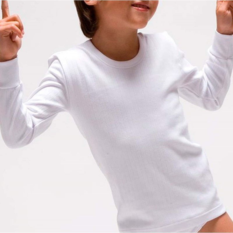 Camisetas interior blanca de Niño de 2 a 16 años. Rapife.